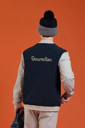 画像5: レザレクション｜Resurrection 2トーンポンポンニットキャップ{-BEA}