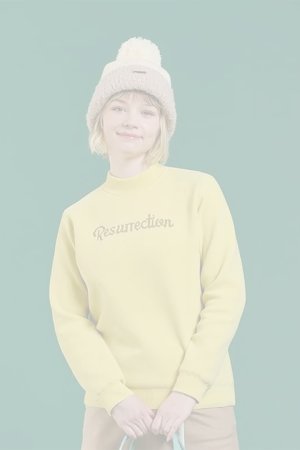 画像3: レザレクション｜Resurrection 2トーンポンポンニットキャップ{-BEA}