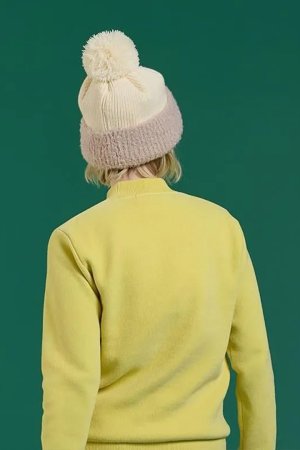 画像4: レザレクション｜Resurrection 2トーンポンポンニットキャップ{-BEA}