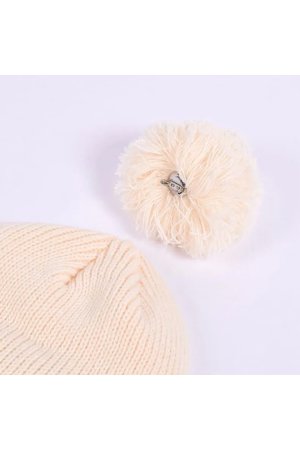 画像6: レザレクション｜Resurrection 2トーンポンポンニットキャップ{-BEA}