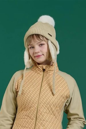 画像2: レザレクション｜Resurrection ファーイヤーニットキャップ{-BEA}