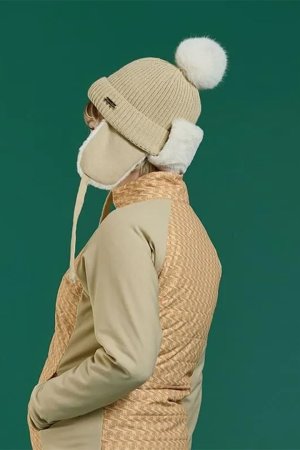 画像4: レザレクション｜Resurrection ファーイヤーニットキャップ{-BEA}