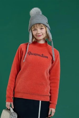 画像2: レザレクション｜Resurrection ファーイヤーニットキャップ{-BEA}