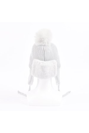 画像7:   レザレクション｜Resurrection ファーイヤーニットキャップ{-BEA}