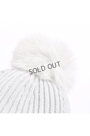 画像11: {SOLD}レザレクション｜Resurrection ファーイヤーニットキャップ{-BEA}