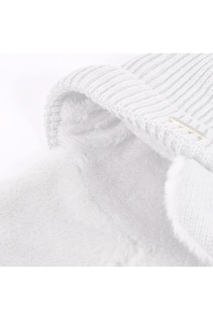 画像14:   レザレクション｜Resurrection ファーイヤーニットキャップ{-BEA}