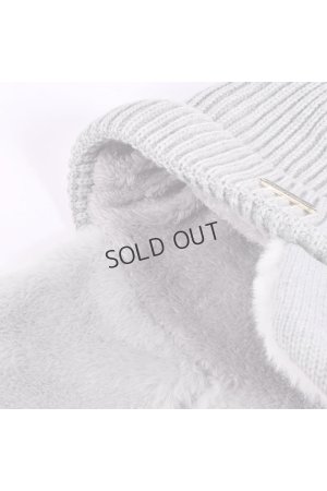 画像14: {SOLD}レザレクション｜Resurrection ファーイヤーニットキャップ{-BEA}