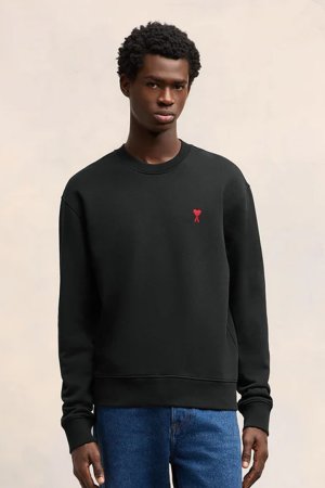 画像2: AMI アミ Ami de Coeur スウェットシャツ{BFUSW035.730.001-BDA}