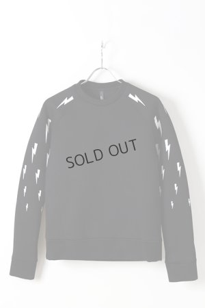 画像1: {SOLD}Neil Barrett ニールバレット DEGRADE THUNDERS LIGHT DOUBLE BONDED SWEATSHIRT{BJS408S-H504P-524-AHA}