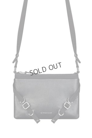 画像1: {SOLD}GIVENCHY ジバンシィ Voyou Skinny Crossbody bag in grained leather and nylon{E-}{-BFS}