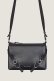 画像1: GIVENCHY ジバンシィ Voyou Skinny Crossbody bag in grained leather and nylon{E-}{-BFS} (1)