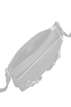 画像5:   GIVENCHY ジバンシィ Voyou Skinny Crossbody bag in grained leather and nylon {E-}  {-BFS}  :BKU04WK1ZV-001-F 