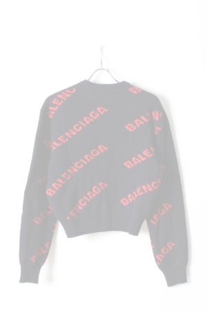 画像2:   BALENCIAGA バレンシアガ ジャカードロゴクルーネック（レディース）{-AHA}