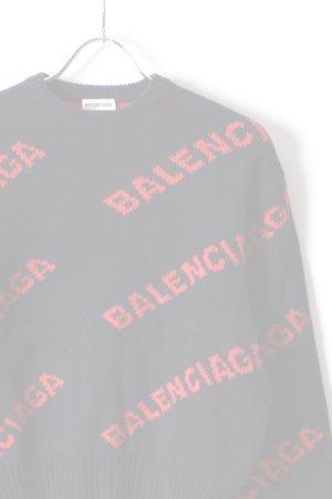 画像3:   BALENCIAGA バレンシアガ ジャカードロゴクルーネック（レディース）{-AHA}