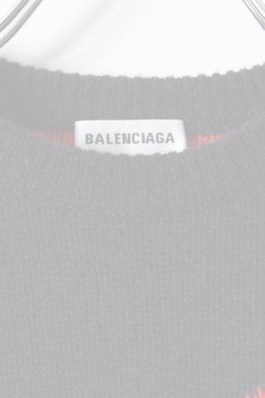 画像4:   BALENCIAGA バレンシアガ ジャカードロゴクルーネック（レディース）{-AHA}