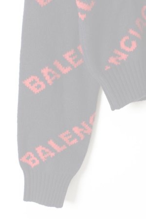 画像5:   BALENCIAGA バレンシアガ ジャカードロゴクルーネック（レディース）{-AHA}