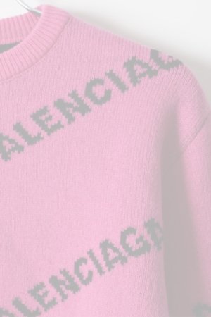 画像3:   BALENCIAGA バレンシアガ ジャカードロゴクルーネック（レディース）{-AHA}