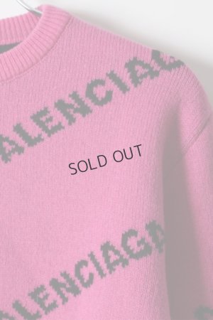 画像3: {SOLD}BALENCIAGA バレンシアガ ジャカードロゴクルーネック（レディース）{-AHA}