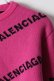 画像3: {SOLD}BALENCIAGA バレンシアガ ジャカードロゴクルーネック（レディース）{-AHA} (3)