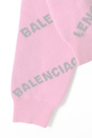 画像5:   BALENCIAGA バレンシアガ ジャカードロゴクルーネック（レディース）{-AHA}