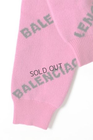 画像5: {SOLD}BALENCIAGA バレンシアガ ジャカードロゴクルーネック（レディース）{-AHA}