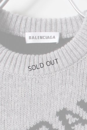 画像4: {SOLD}BALENCIAGA バレンシアガ ジャカードロゴクルーネック（レディース）{-AHA}