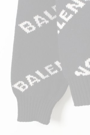 画像5:   BALENCIAGA バレンシアガ ジャカードロゴクルーネック{-AHA}