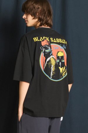 画像1: MA LABEL BY MAISON SPECIAL BLACK SABBATH Prime-Over Crew Neck T-Shirt #1{-BEA}