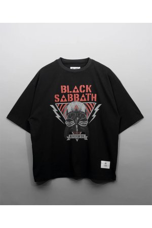 画像3: MA LABEL BY MAISON SPECIAL BLACK SABBATH Prime-Over Crew Neck T-Shirt #2{-BEA}