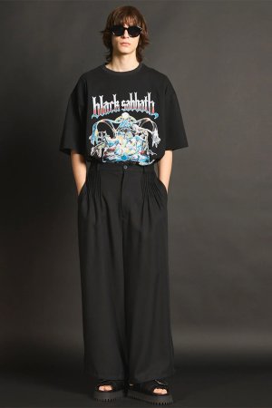画像2: MA LABEL BY MAISON SPECIAL BLACK SABBATH Prime-Over Crew Neck T-Shirt #3{-BEA}