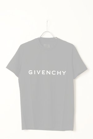 画像1:   GIVENCHY ジバンシィ ブランドロゴ スリムフィットTシャツ {-BCS}  :BM716G3YAC-BLK 
