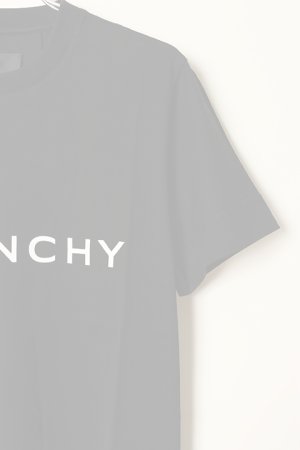 画像4:   GIVENCHY ジバンシィ ブランドロゴ スリムフィットTシャツ {-BCS}  :BM716G3YAC-BLK 
