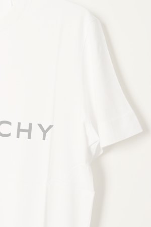 画像4:   GIVENCHY ジバンシィ ブランドロゴ スリムフィットTシャツ {-BCS}  :BM716G3YAC-WHT 