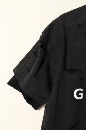 画像4: 【 30%OFF セール121,000円→84,700円】 GIVENCHY ジバンシィ 2 LAYERS CLASSIC FIT HOLE T-SHIRT{-BCS}