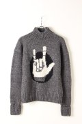 Neil Barrett ニールバレット PUNKED "I LOVE YOU" WOOL KNIT{BMA999-M623-1428-AIA}