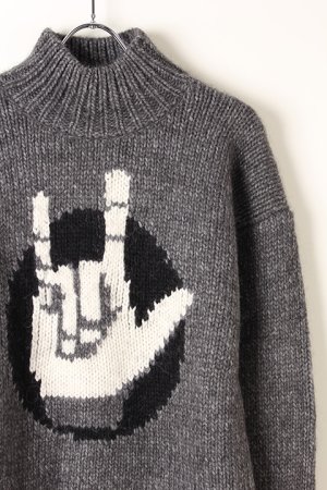 画像2: Neil Barrett ニールバレット PUNKED "I LOVE YOU" WOOL KNIT{BMA999-M623-1428-AIA}