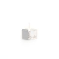  {SOLD} Hirotaka ヒロタカ Bird Of Paradise Stud Pierce with Onyx & White Topaz{-BJA}