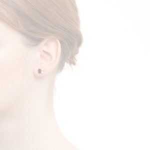 画像5:   Hirotaka ヒロタカ Bird Of Paradise Stud Pierce with Onyx & White Topaz{-BJA}