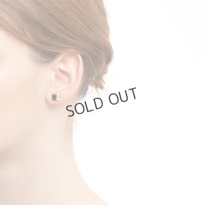 画像5: {SOLD}Hirotaka ヒロタカ Bird Of Paradise Stud Pierce with Onyx & White Topaz{-BJA}