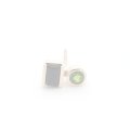  {SOLD} Hirotaka ヒロタカ Bird Of Paradise Stud Pierce with Onyx & Chrome Diopside{-BJA}