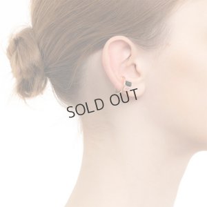 画像2: {SOLD}Hirotaka ヒロタカ Bird Of Paradise Ear Cuff with Onyx & White Topaz{-BJA}