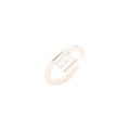  {SOLD} Hirotaka ヒロタカ Bird Of Paradise Ear Cuff with White Topaz{-BJA}