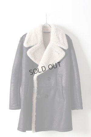 画像1: {SOLD}Neil Barrett ニールバレット VINTAGE NABUK SHEARLING PEA COAT{BPE562-H708-514-AHA}