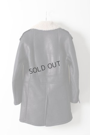 画像2: {SOLD}Neil Barrett ニールバレット VINTAGE NABUK SHEARLING PEA COAT{BPE562-H708-514-AHA}