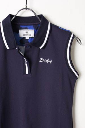 画像3: ブリーフィング ゴルフ BRIEFING GOLF PARTS B-CAMO NO-SLEEVE POLO SHIRTS{-AIS}