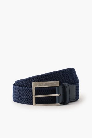 画像1: ブリーフィング ゴルフ BRIEFING SQUARE BUCKLE MESH BELT{-BEA}