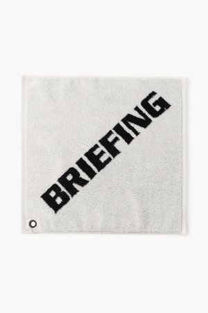 画像1: 【24SS新作】 ブリーフィング ゴルフ BRIEFING LOGO WASH TOWEL BY HIPPOPOTAMUS{-BDS}