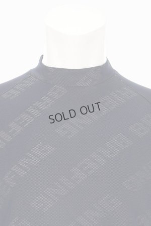 画像3: {SOLD}ブリーフィング ゴルフ BRIEFING CE MENS BIAS LOGO MOCK NECK RELAXED FIT{-BDS}