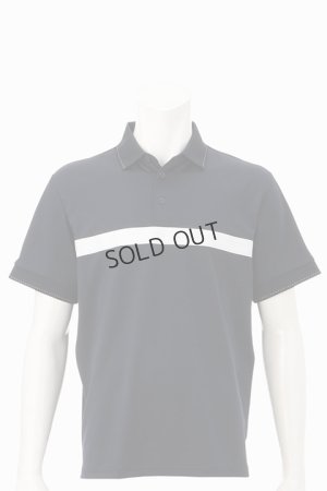 画像1: ブリーフィング ゴルフ BRIEFING MENS SLEEVE LOGO POLO RELAXED FIT{-BDS}