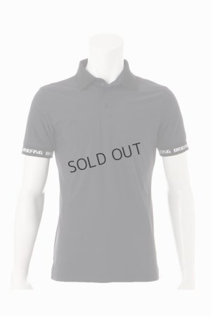 画像1: {SOLD}ブリーフィング ゴルフ BRIEFING MENS LOGO BACK RIB POLO{-BDS}
